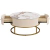 NicBex Modern 31.5" Round Coffee Table with Storage Drawers for Living Room and Office - 4 of 4