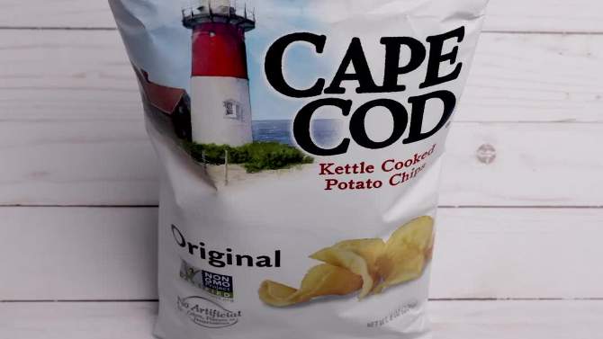 Cape Cod Potato Chips Original Kettle Cooked Chips - 8oz, 2 of 9, play video