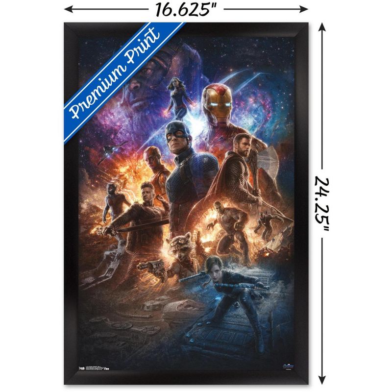Trends International Marvel Cinematic Universe - Avengers - Endgame - Space Framed Wall Poster Prints, 3 of 7