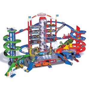 Dickie Toys - Majorette Super City Garage Playset With 6 Die-Cast Cars - 1 of 4