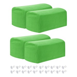 Unique Bargains Anti-Slip Stretch Couch Armrest Slipcovers 4 Pcs - 1 of 4