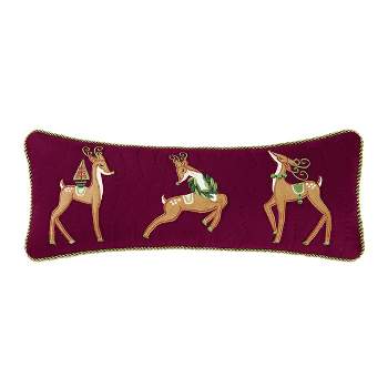 C&F Home 8" x 20" Bright Deer Quilted Pillow