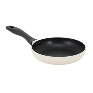 Oster Clairborne 8 Inch Round Nonstick Aluminum Frying Pan in Linen - 1 of 4