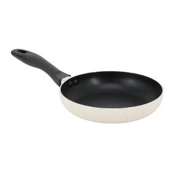 Oster Clairborne 8 Inch Round Nonstick Aluminum Frying Pan in Linen