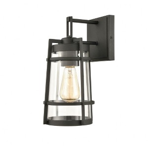 Elk Home Crofton 1 - Light Wall Light in  Charcoal - 1 of 3