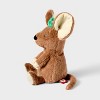 7" Brown Mouse with Green Hat Stuffed Animal - Gigglescape™ - 3 of 3