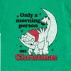 Boys' - Garfield - Only A Morning Person On Christmas Short Sleeve Graphic T-Shirt - 2 of 4