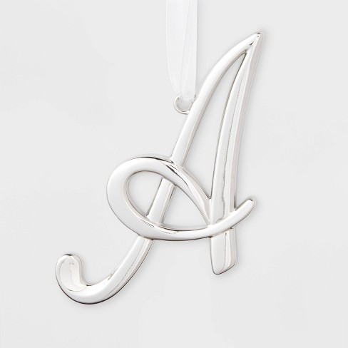 monogram silver