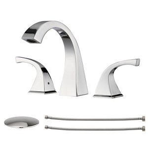 PROOX 8 in. Widespread 2-Handle Bathroom Faucet with Drain Assembly - 1 of 4