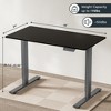 NicBex 47.24 Inch Electric Standing Desk,Home Office Desk with Whole Piece Adjustable Height and Gray Frame for Bedroom,Living Study Room - 3 of 4