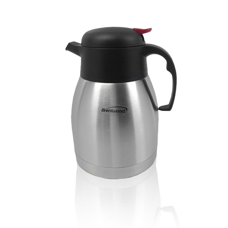 Brentwood 1.2L Vacuum Stainless Steel Coffee Pot, 2 of 6