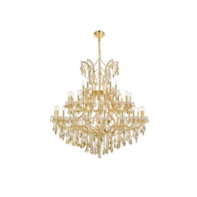 Elegant Lighting Maria Theresa 41 - Light Chandelier in  Gold