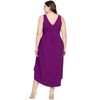 Plus Size High Low with Pockets Party Dress - 24seven Comfort Apparel™ - 3 of 4