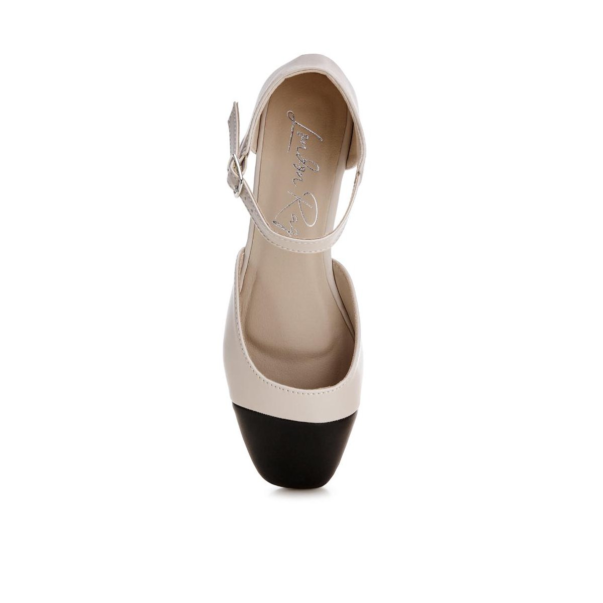 Обувь London Rag Womens Clevea Dual Tone Pin Buckle Ballet Flats 9 — фото 6