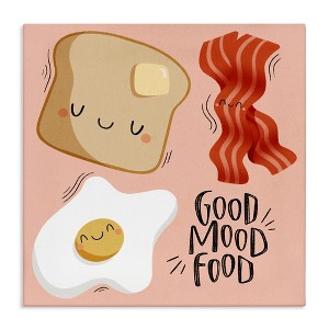 Stupell Industries Good Mood Food Breakfast Canvas Wall Art - 1 of 4