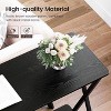 Industrial Narrow Console Table with 2 Shelves, Small Entryway Table with Metal Legs for Hallway, Living Room, Foyer & Office - 4 of 4