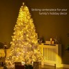 Whisen 7.5FT Prelit Artificial Christmas Tree with 1518 Branches, 500 LED Lights, Auto Open - White - 3 of 4