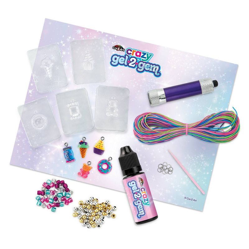 My Look Gel 2 Gems Sweets Craft Activity Kit, 5 of 11