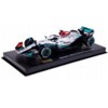 Mercedes-AMG F1 W13 E Performance #63 "F1 World Championship" (2022) with Display Case 1/43 Diecast Model Car by Bburago - 2 of 4