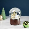 Northlight Christmas Village in the Woods Musical Snow Globe - 6.5" - 2 of 4