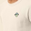 Dalix Mushroom (Glow in the Dark) Embroidered Fleece Sweatshirt Pullover Mens - 4 of 4