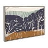 23" x 33" Sylvie Daily Walk Marsh Horizontal by Hannah Beisang Framed Wall Canvas Gray - Kate & Laurel All Things Decor - 2 of 4