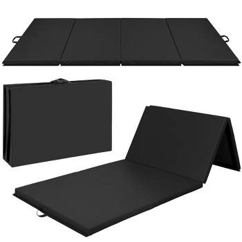 Best Choice Products 10ftx4ftx2in Folding Gymnastics Mat 4-Panel Exercise Workout Floor Mats w/ Handles