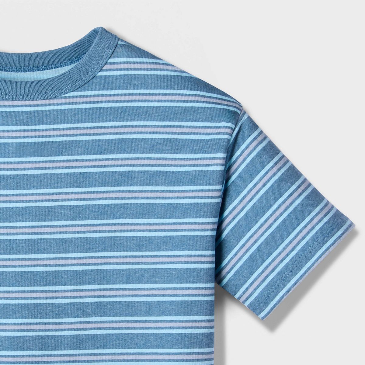 Boys' Short Sleeve 100% Cotton Striped Relaxed Fit T-Shirt - Cat & Jack™ - thumbnail 6