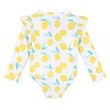 Gerber Baby & Toddler Girls' One-Piece Long Sleeve Rash Guard Swimsuit UPF 50+ - 2 of 4