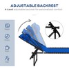 PAGED Folding Lawn Chair Camping Chair with Pillow Steel Frame, Breathable Mesh for Camping, Garden, Beach, Patio - 4 of 4