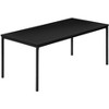 Monarch Specialties Table Set 3pcs Set Coffee End Black Metal Black Laminate Contemporary Modern - image 3 of 4