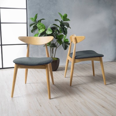 Set of 2 Barron Dining Chair Gray - Christopher Knight Home