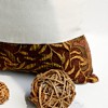 Slickblue Decorative Linen Throw Pillow - Stylish Patchwork Floor Cushion, 19.7"x19.7", 8 Design Options - 3 of 4