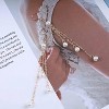 Vintage Pearl Drop Earrings – Boho Tassel Chain Dangle Jewelry for Women - 4 of 4