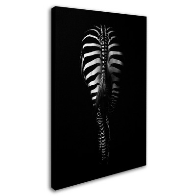 Trademark Fine Art -Antonio Grambone 'Zebra Rear' Canvas Art
