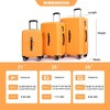 3 Piece Luggage Sets with TSA Lock, Lightweight Suitcase with 2 Hooks and 360 Degree Double Spinner Wheels for Men Women - 2 of 4