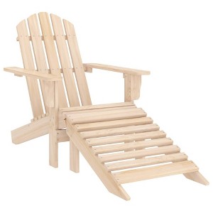 vidaXL Garden Chair  Solid Fir Wood Standard Detachable - 1 of 4