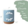 Elanze Designs Grandma's Sky Blue X-Large Cork Bottom Kitchen Utensil Holder - 2 of 4