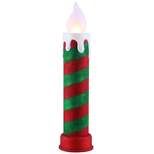 Mr. Christmas LED Blow Mold Stripe Candle Outdoor Christmas Decoration