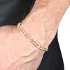 Pompeii3 Men's Link 14k Gold (12gram) or Platinum (19gram) 5.5mm Bracelet 8" - 4 of 4