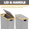 Toilet Paper Organizer with Lid, Holds 24 Regular Rolls or 18 Mega Rolls, Slim Bathroom Organizer - 4 of 4