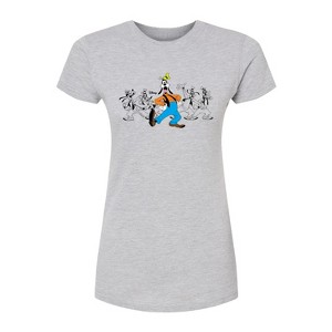 Women's - Disney - Goofy Chest Fitted Graphic T-Shirt - 1 of 2