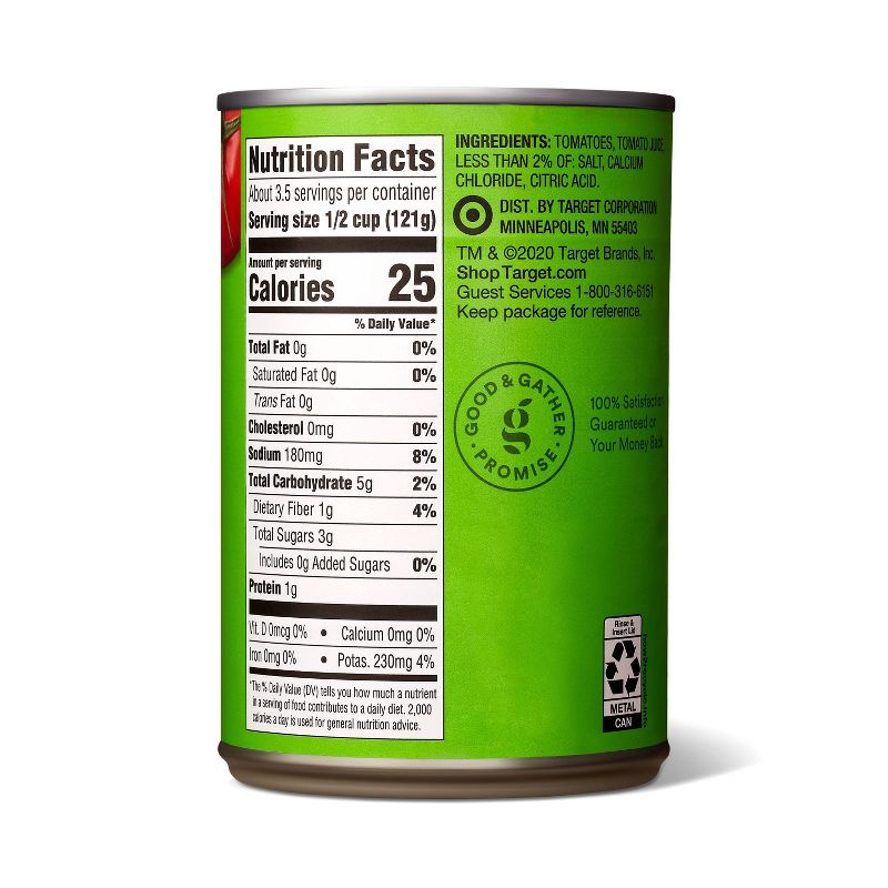 Petite Diced Tomatoes 14.5oz - Good &#38; Gather&#8482;, 2 of 6