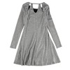 bar III Womens Silver Metallic Shift Dress - 2 of 2