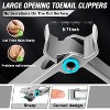 7Pcs Toenail Clippers for Seniors Thick Toenails, Heavy Duty Toe Nail Clippers Adult Thick Nails - 4 of 4