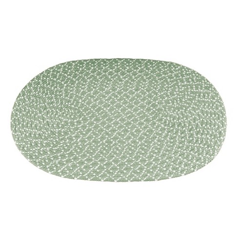 Collections Etc Sunsplash Braided Two-Tone Accent Rug - image 1 of 3