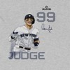 MLBPA Men's Judge Pw Licensed Mlb Aaron Judge New York Yankees Short Sleeve Graphic Cotton T-Shirt - Sport Grey S - 2 of 4
