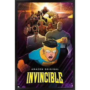 Trends International Invincible - Purple One Sheet Framed Wall Poster Prints - 1 of 4