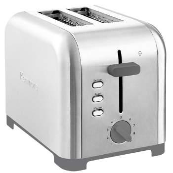 Kenmore 2-Slice Toaster Wide Slot Bagel/Defrost - Stainless Steel