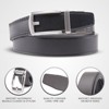 JackRatchet Ratchet Belt.  No Holes.  One Size - Cut To Fit.  Adjustable Brown With Silver Buckle - image 2 of 3